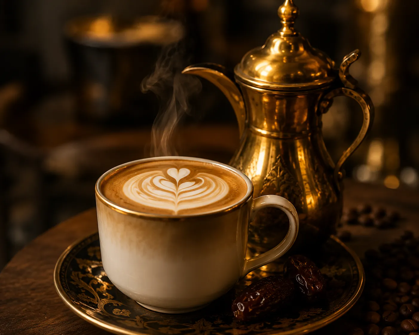 Jazwah latte