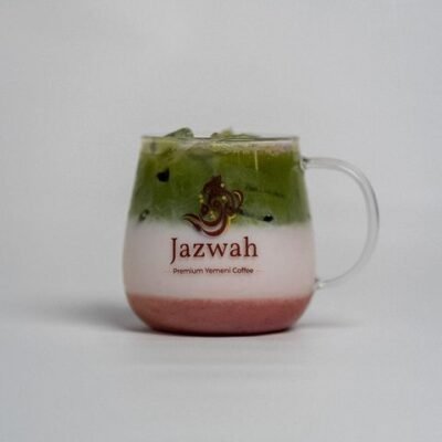Berry strawberry matcha
