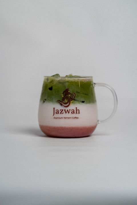 Berry strawberry matcha