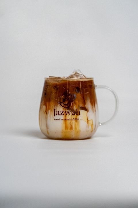 Iced Jazwah Latte